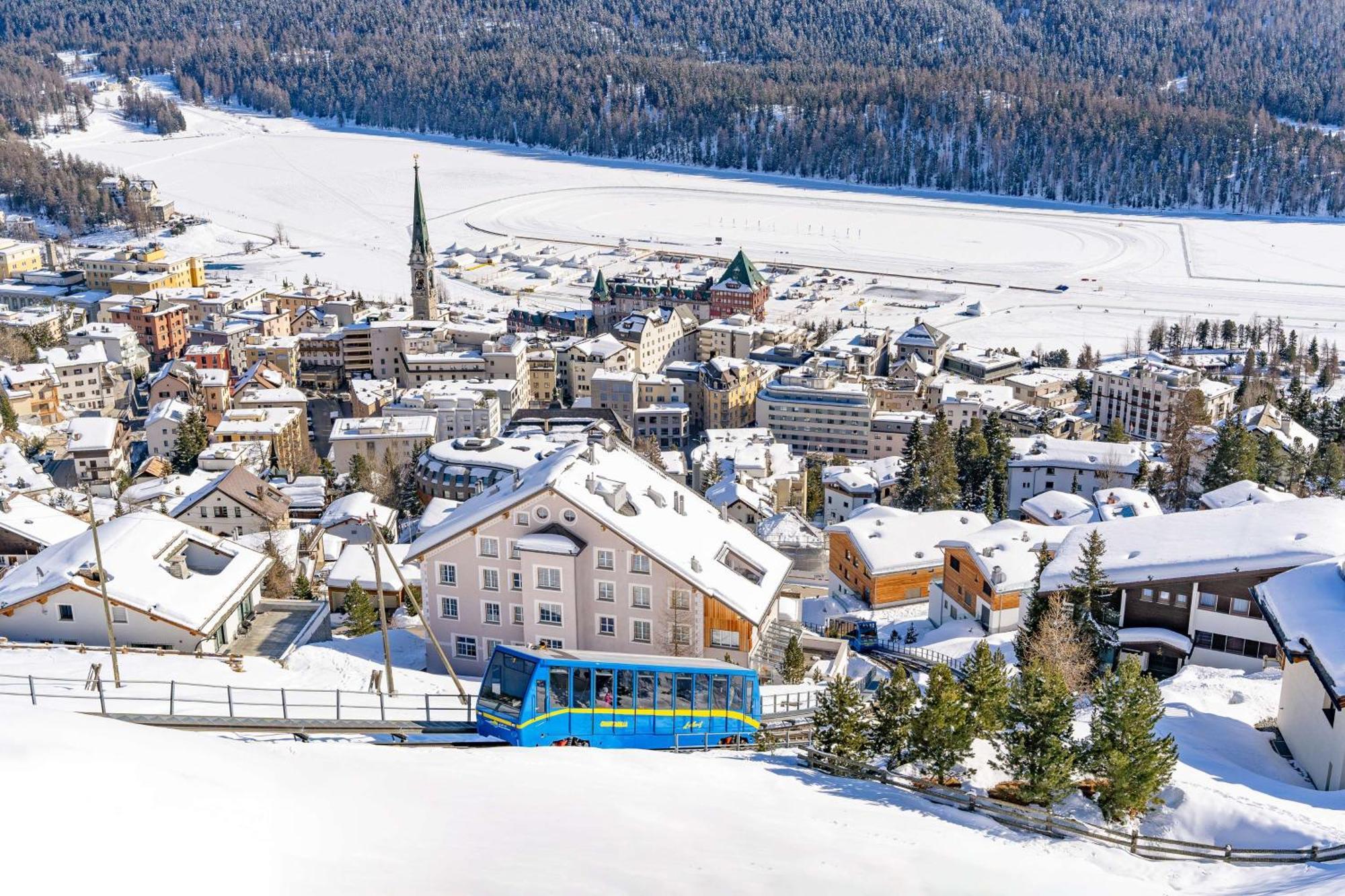 Grand Hotel Des Bains Kempinski St Moritz Exterior foto