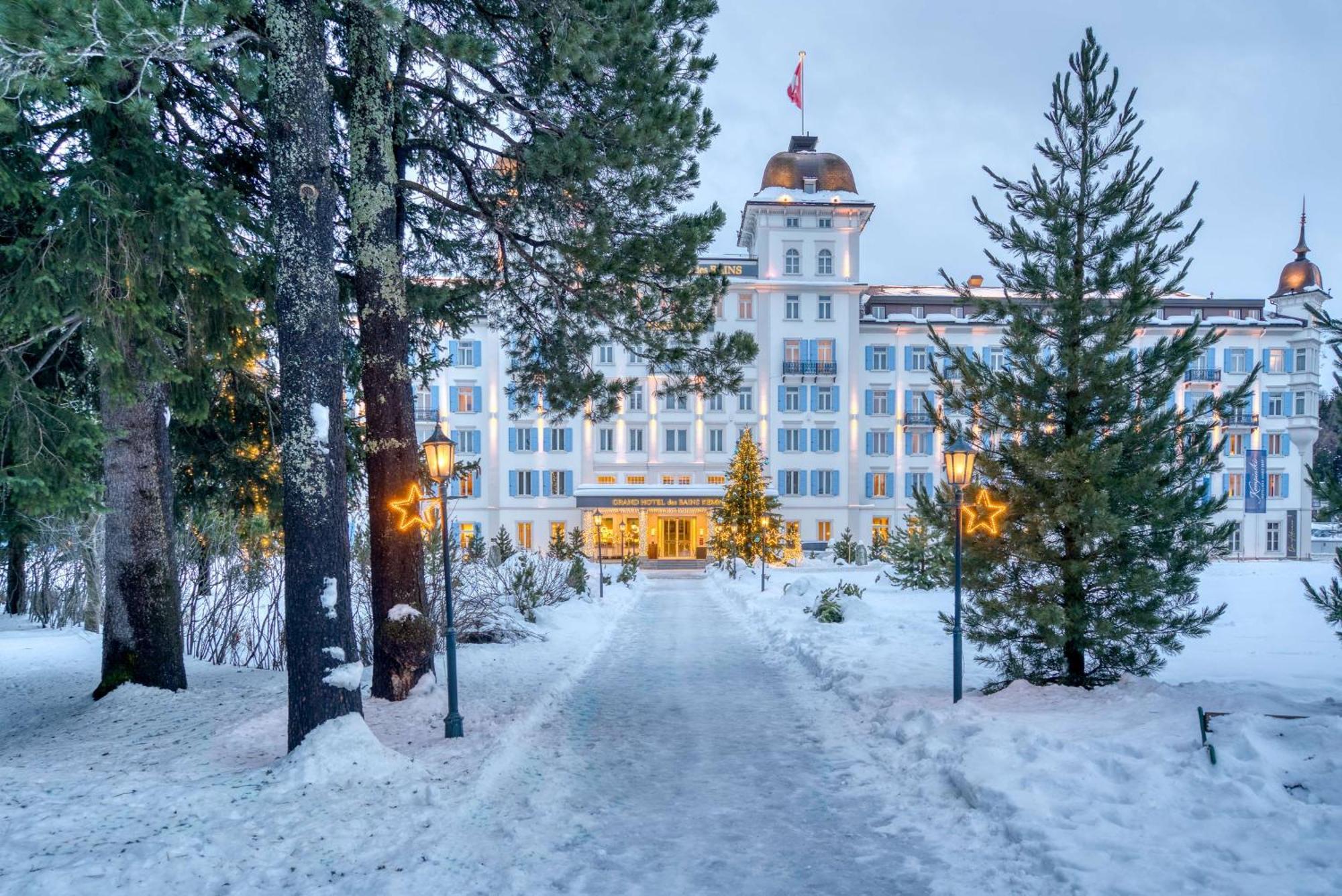Grand Hotel Des Bains Kempinski St Moritz Exterior foto